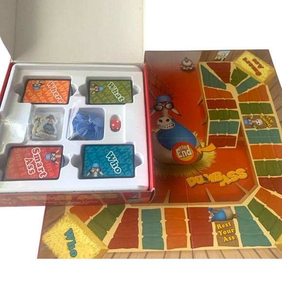 Dumb Ass Trivia Question & Answer Board Game Complete - Picture 8 of 8